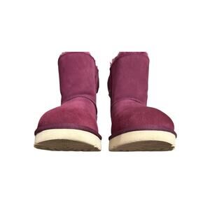 Blue suede ankle boots lined Naturalizer